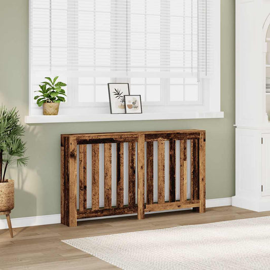 Radiator Cover Old Wood 149 x 20 x 82 cm Engineered Wood