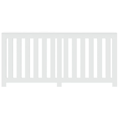 Radiator Cover White 175x20x82 cm Engineered Wood