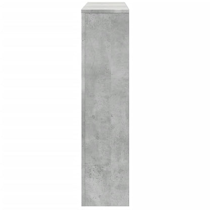 Radiator Cover Concrete Grey 175x20x82 cm Engineered Wood