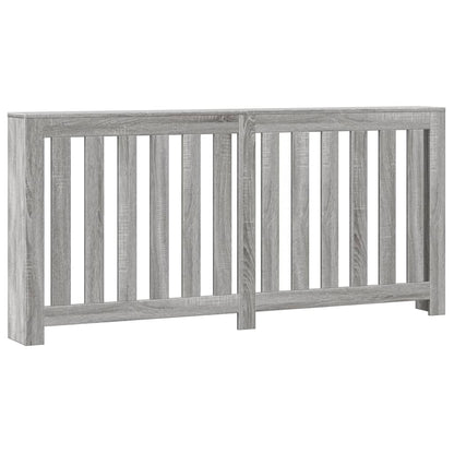 Radiator Cover Grey Sonoma 175x20x82 cm Engineered Wood