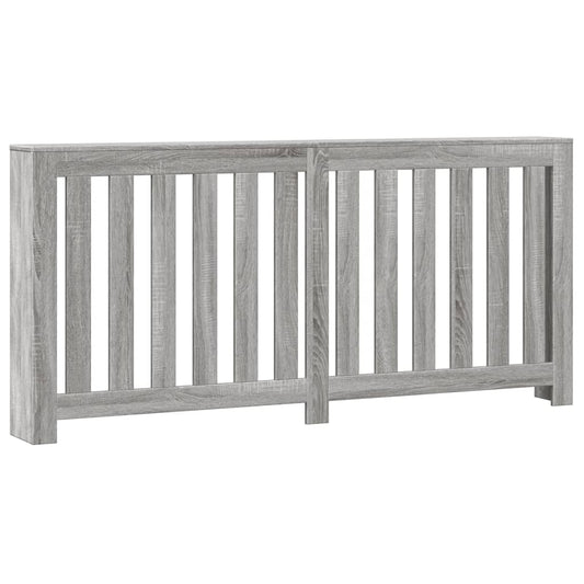 Radiator Cover Grey Sonoma 175 x 20 x 82 cm Engineered Wood