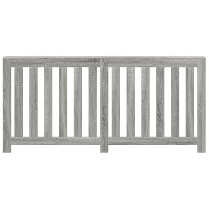 Radiator Cover Grey Sonoma 175x20x82 cm Engineered Wood