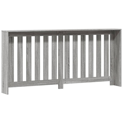 Radiator Cover Grey Sonoma 175x20x82 cm Engineered Wood