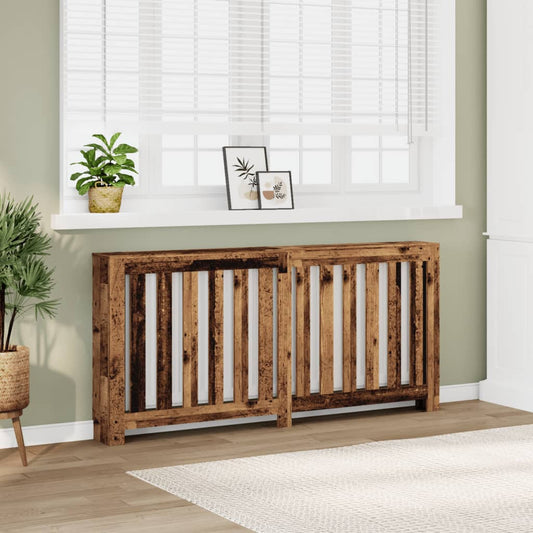 Radiator Cover Old Wood 175 x 20 x 82 cm Engineered Wood