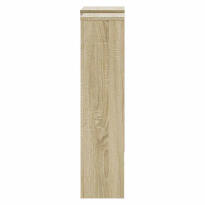 Radiator Cover Sonoma Oak 205x21,5x83,5 cm Engineered Wood
