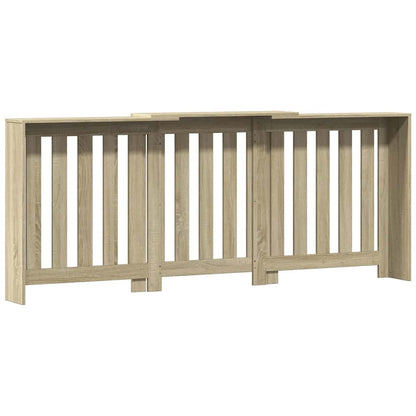 Radiator Cover Sonoma Oak 205x21,5x83,5 cm Engineered Wood