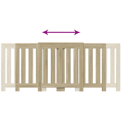 Radiator Cover Sonoma Oak 205x21,5x83,5 cm Engineered Wood