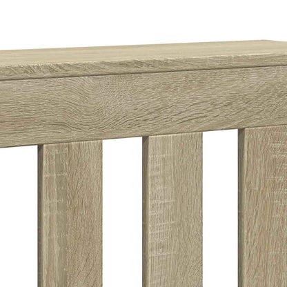 Radiator Cover Sonoma Oak 205x21,5x83,5 cm Engineered Wood
