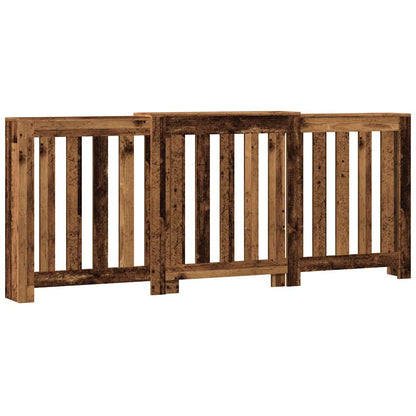 Radiator Cover Old Wood 205x21,5x83,5 cm Engineered Wood