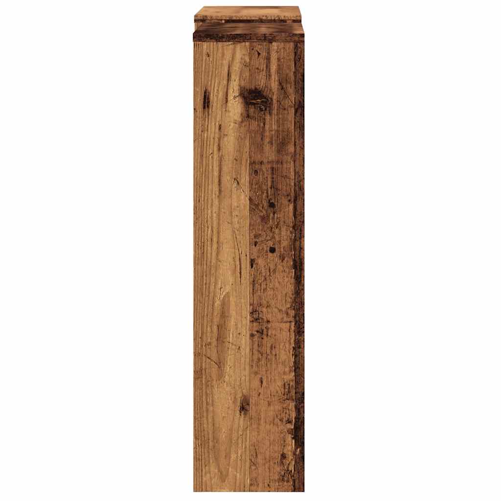 Radiator Cover Old Wood 205x21,5x83,5 cm Engineered Wood