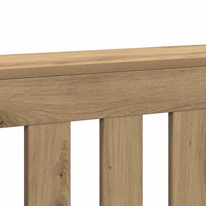 Radiator Cover Artisian Oak 205x21,5x83,5 cm Engineered Wood