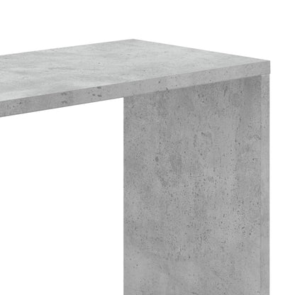 Bookcase 5-Tier Concrete Grey 80,5x23,5x162,5 cm Engineered Wood