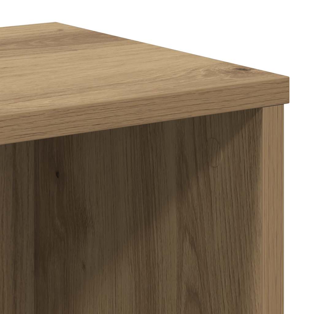 Bookcase Artisian Oak 50x25x105 cm Engineered Wood