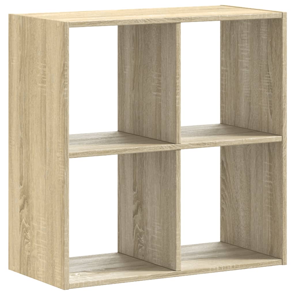 Bookcase Sonoma Oak 68,5x32x68,5 cm Engineered Wood