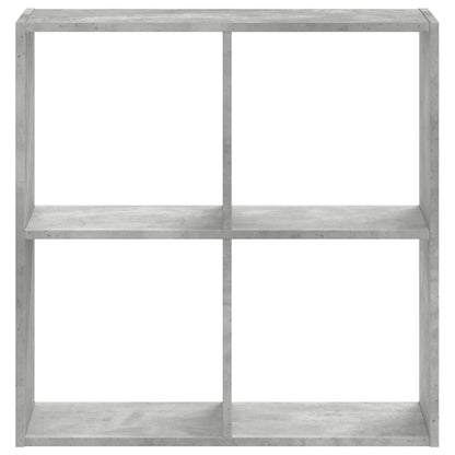 Bookcase Concrete Grey 68,5x32x68,5 cm Engineered Wood