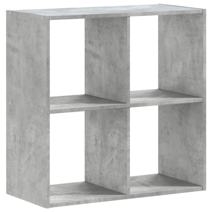 Bookcase Concrete Grey 68,5x32x68,5 cm Engineered Wood