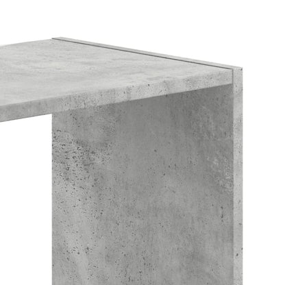 Bookcase Concrete Grey 68,5x32x68,5 cm Engineered Wood