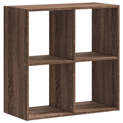 Bookcase Brown Oak 68,5x32x68,5 cm Engineered Wood