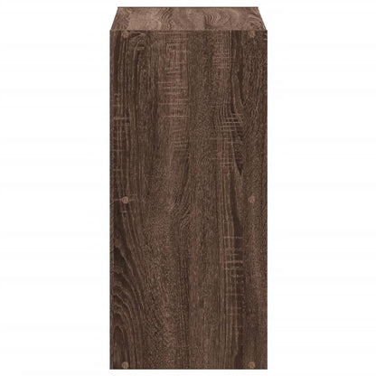 Bookcase Brown Oak 68,5x32x68,5 cm Engineered Wood