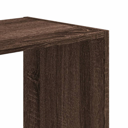 Bookcase Brown Oak 68,5x32x68,5 cm Engineered Wood