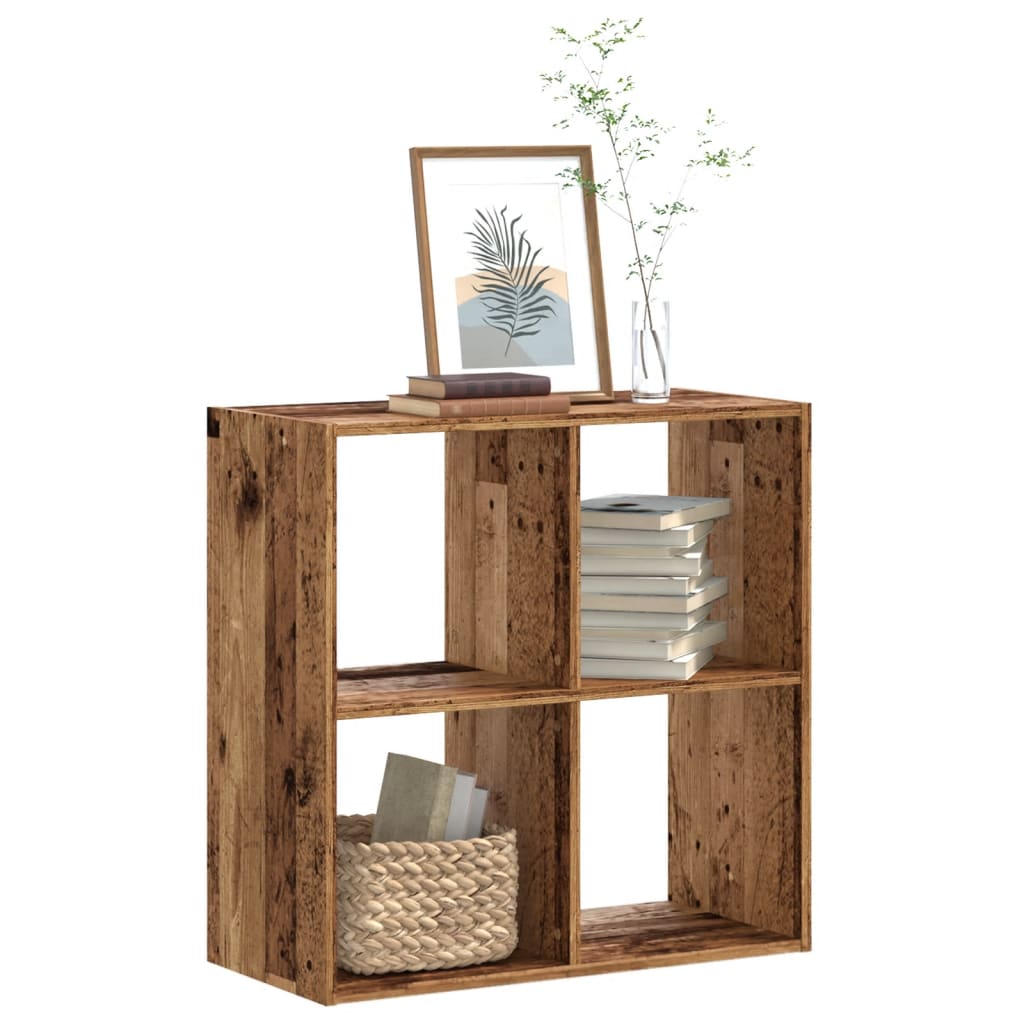 Bookcase Old Wood 68,5x32x68,5 cm Engineered Wood