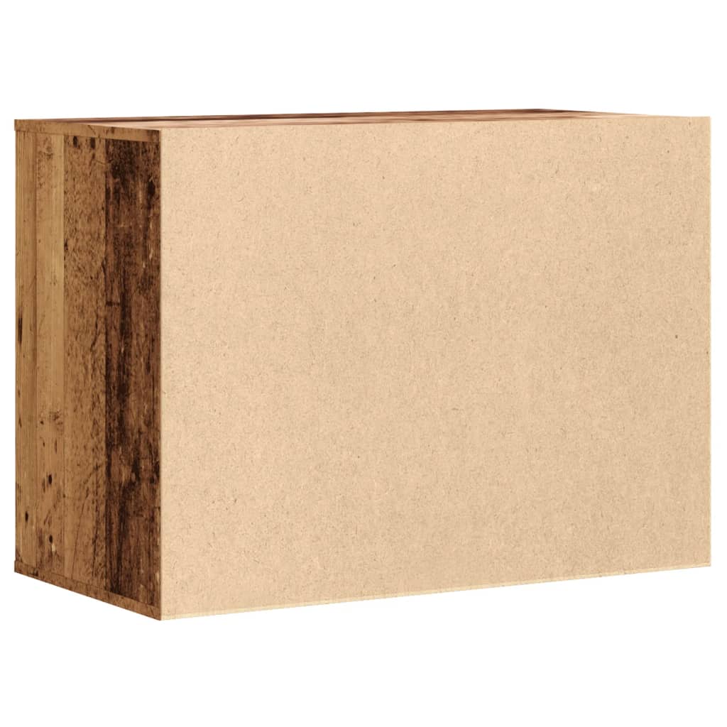 Corner Chest of Drawers Old Wood 80x41x58 cm Engineered Wood