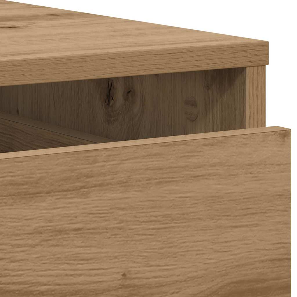 Corner Chest of Drawers Artisian Oak 80x41x58 cm Engineered Wood