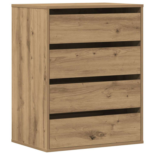 Corner Chest of Drawers Artisian Oak 60x41x76 cm Engineered Wood