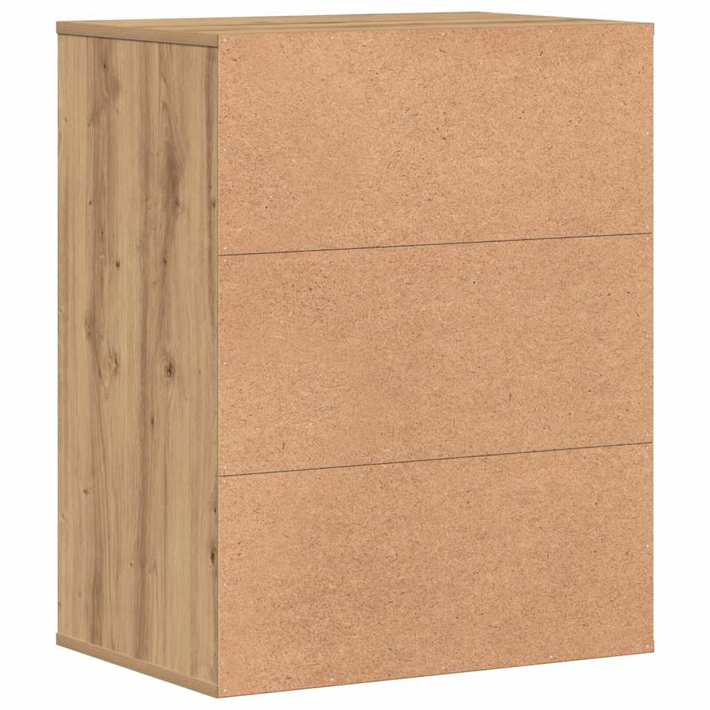 Corner Chest of Drawers Artisian Oak 60x41x76 cm Engineered Wood