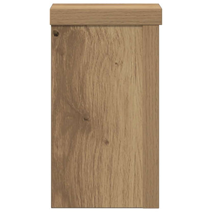 Plant Stands 2 pcs Artisan Oak 10x10x18 cm Engineered Wood