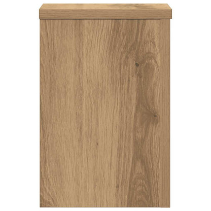 Plant Stands 2 pcs Artisan Oak 20x20x30 cm Engineered Wood