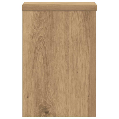 Plant Stands 2 pcs Artisan Oak 20x20x30 cm Engineered Wood