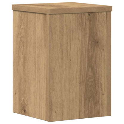 Plant Stands 2 pcs Artisan Oak 20x20x30 cm Engineered Wood