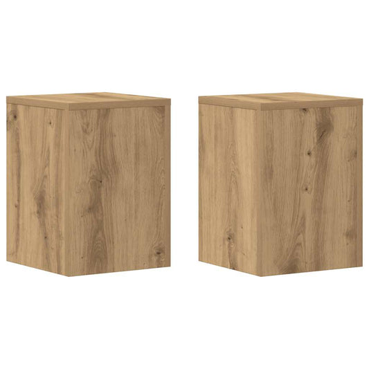 Plant Stand 2 pcs Oak 25 x 25 x 35 cm Engineered Wood