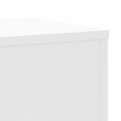Plant Stands 2 pcs White 30x30x50 cm Engineered wood