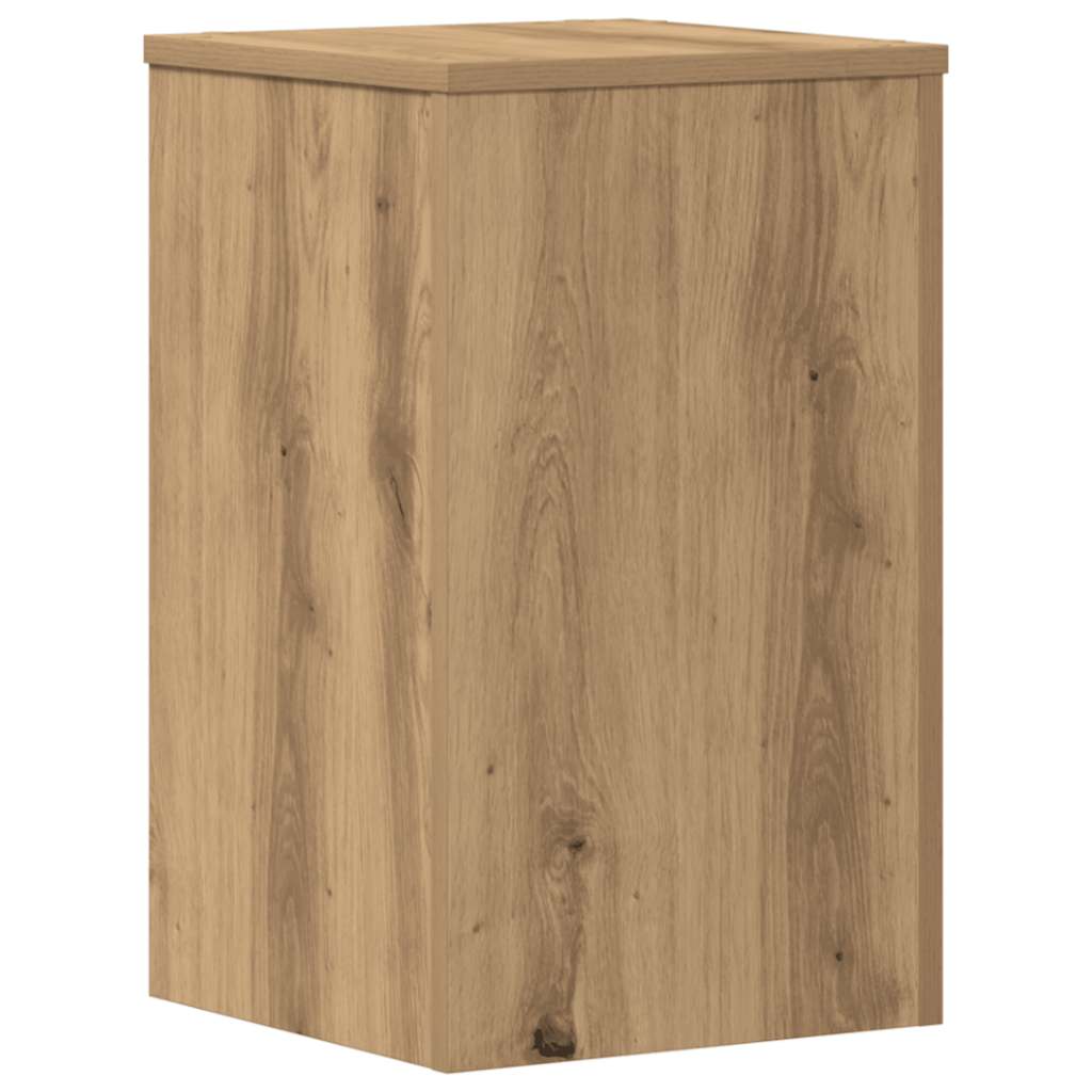 Plant Stands 2 pcs Artisan Oak 30x30x50 cm Engineered wood