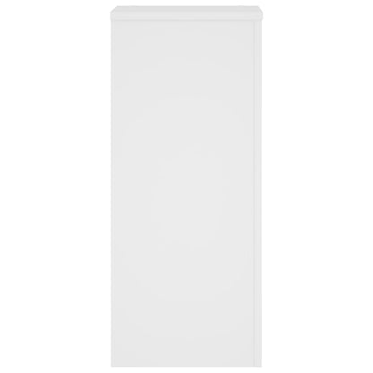 Plant Stands 2 pcs White 30x30x70 cm Engineered wood