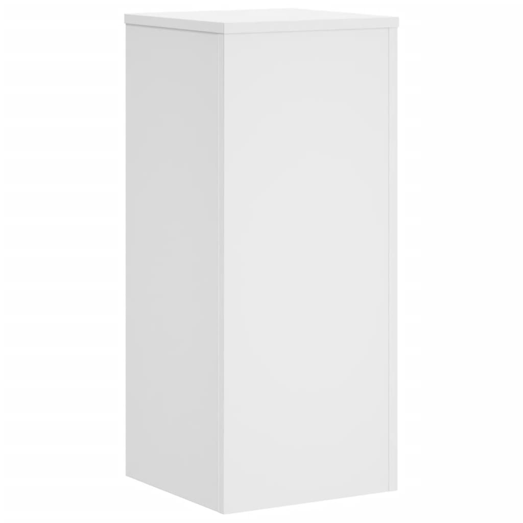 Plant Stands 2 pcs White 30x30x70 cm Engineered wood