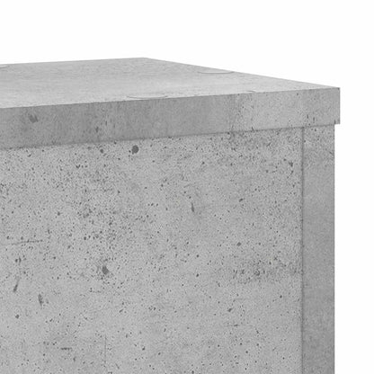 Plant Stands 2 pcs Concrete Grey 17x17x60 cm Engineered Wood