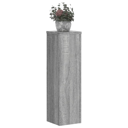 Plant Stands 2 pcs Grey Sonoma 17x17x60 cm Engineered Wood
