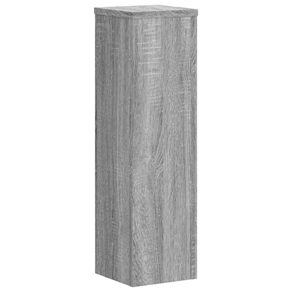 Plant Stands 2 pcs Grey Sonoma 17x17x60 cm Engineered Wood