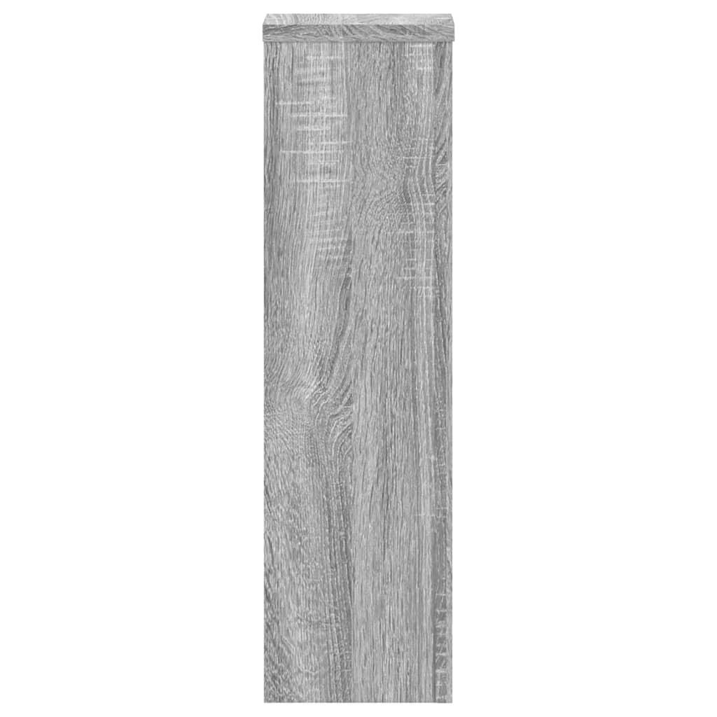 Plant Stands 2 pcs Grey Sonoma 17x17x60 cm Engineered Wood
