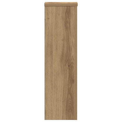 Plant Stands 2 pcs Artisan Oak 17x17x60 cm Engineered Wood