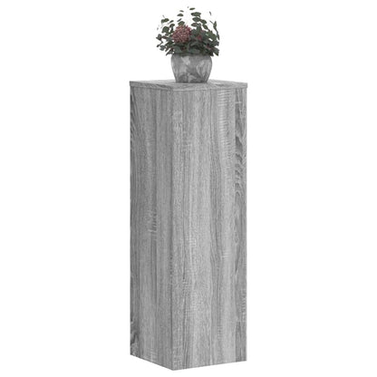 Plant Stands 2 pcs Grey Sonoma 25x25x80 cm Engineered Wood