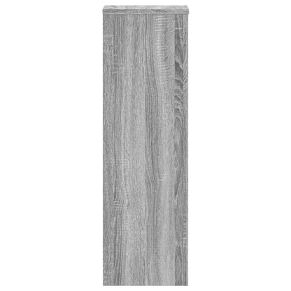 Plant Stands 2 pcs Grey Sonoma 25x25x80 cm Engineered Wood