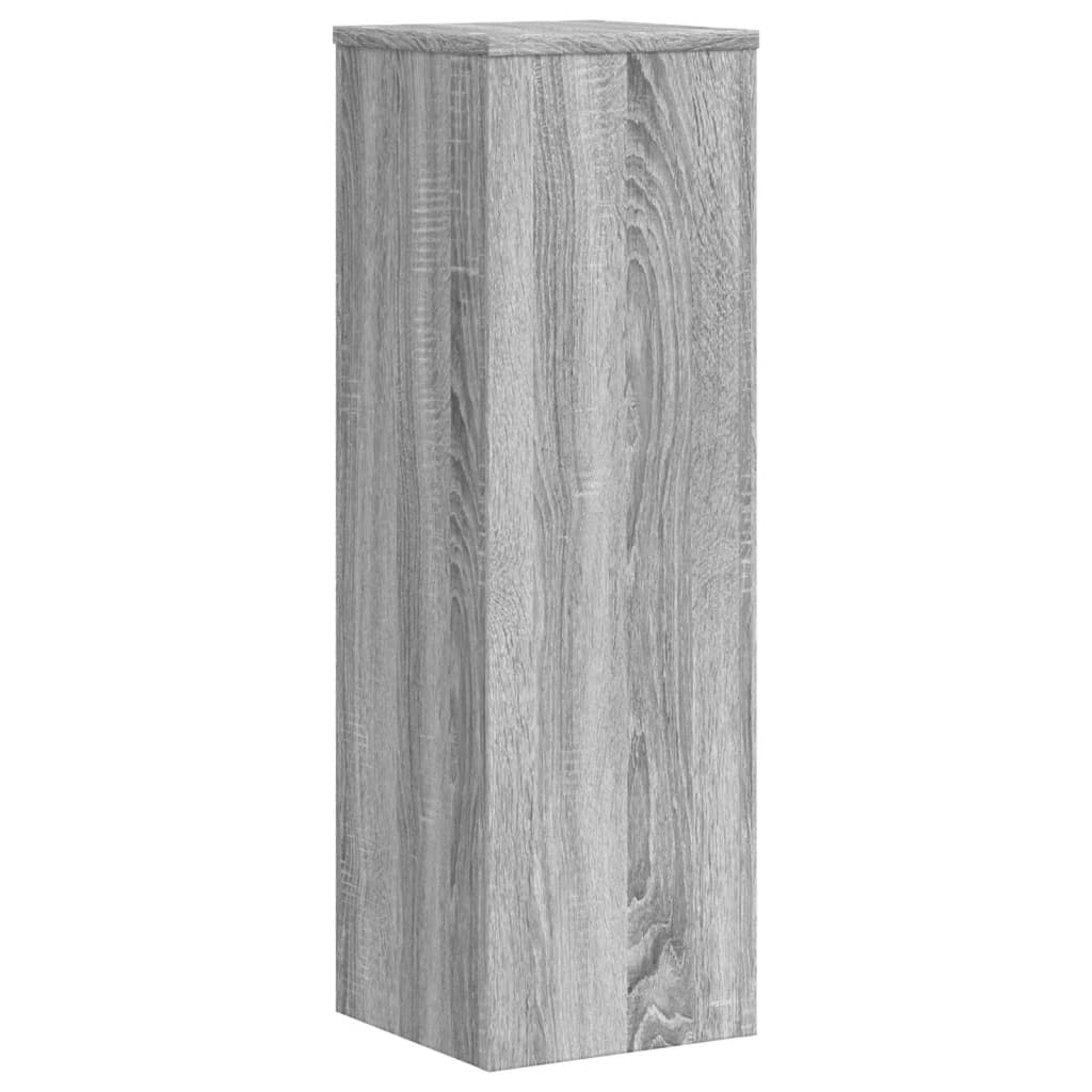 Plant Stands 2 pcs Grey Sonoma 25x25x80 cm Engineered Wood