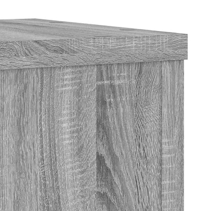 Plant Stands 2 pcs Grey Sonoma 25x25x80 cm Engineered Wood