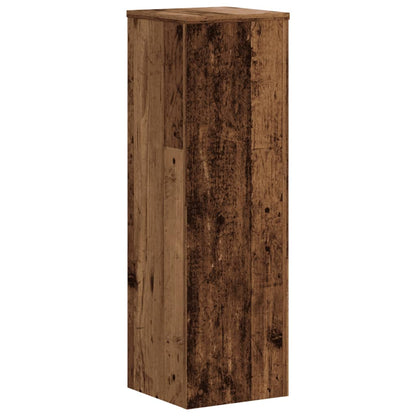 Plant Stands 2 pcs Old Wood 25x25x80 cm Engineered Wood