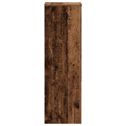 Plant Stands 2 pcs Old Wood 25x25x80 cm Engineered Wood