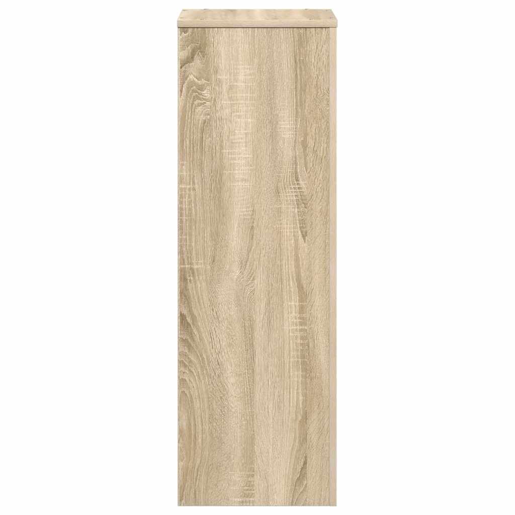 Plant Stand Sonoma Oak 33x33x100 cm Engineered Wood